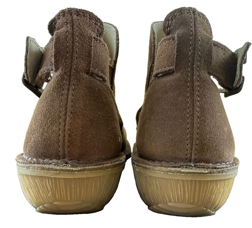 Weinbrenner Brown Suede Ankle Boots Women Sz 9.5 Casual Gorpcore Comfy EUC - Picture 7 of 14
